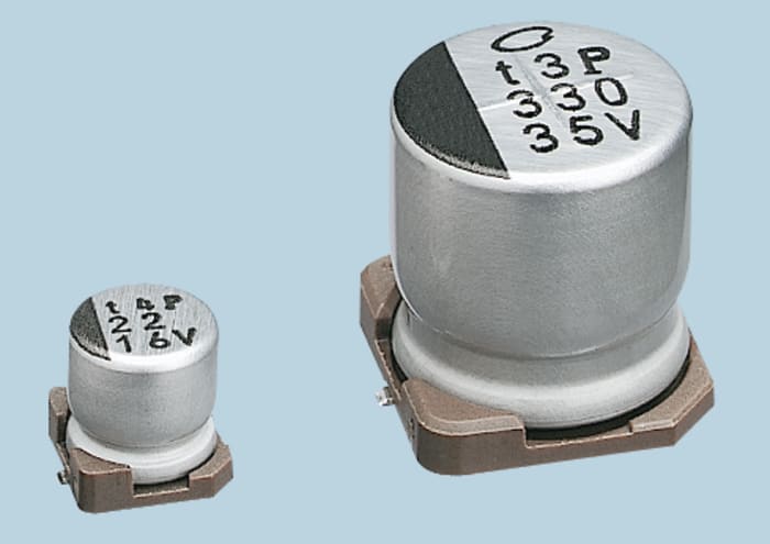 Nichicon 47μF Aluminium Electrolytic Capacitor 50V dc, Surface Mount - UUR1H470MNL1GS