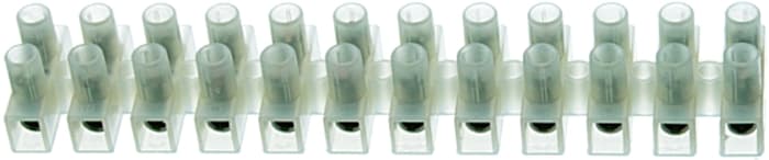 Non-Fused Terminal Block, 12-Way, 30A, 22 → 10 AWG Wire, Screw Down Termination