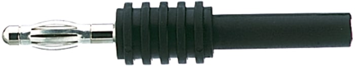 Staubli Red, Male to Female Test Connector Adapter With Brass contacts and Nickel Plated - Socket Size: 4mm
