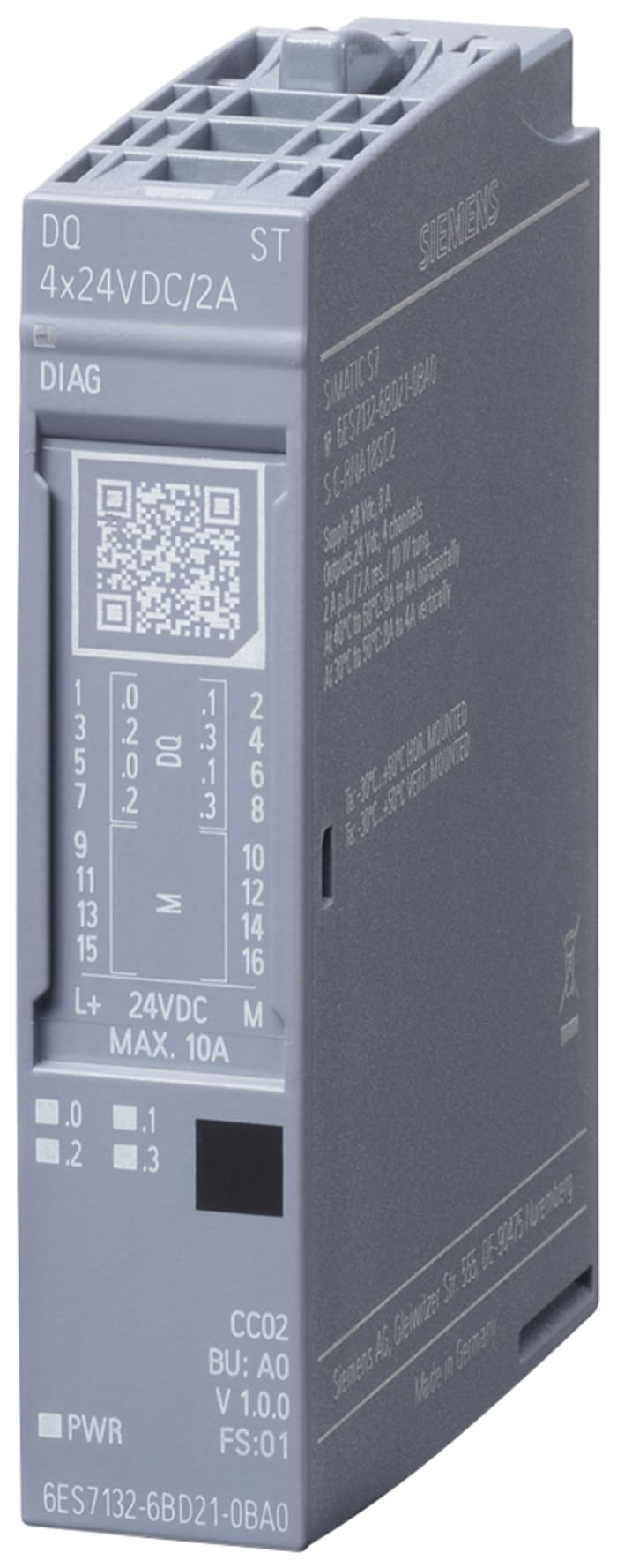 Siemens Digital Output Module 6ES7132 Digital 24V