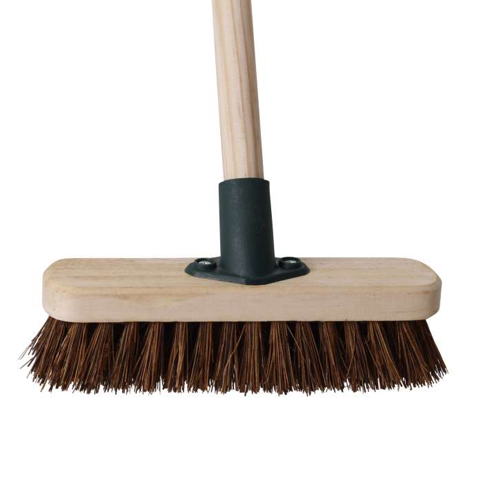 RS PRO Hard Bristle Scrubbing Brush Brown, Bassine bristle material