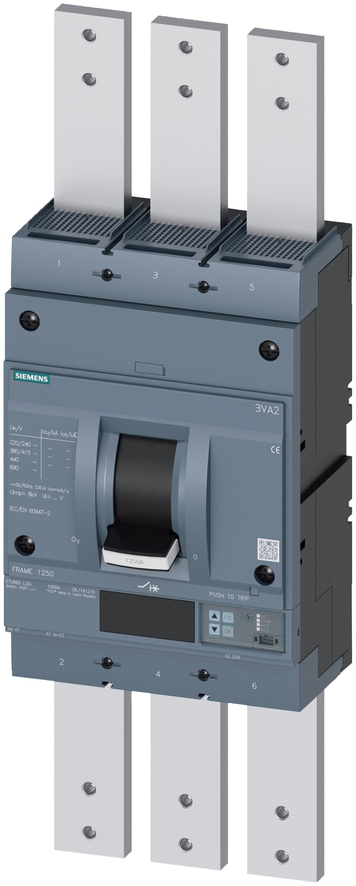 3VA2612-6KQ37-0AA0 Siemens | Siemens, SENTRON, 3VA Circuit Breaker 3 ...