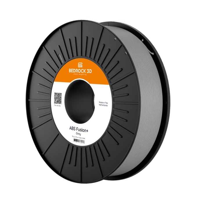 Bedrock 2.85 mm Grey ABS 3D Printing Material, 750 g