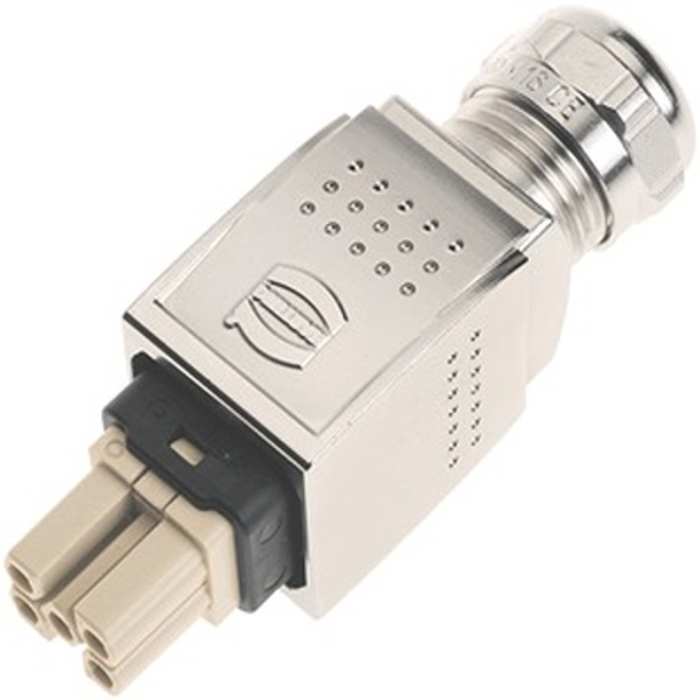 09352320401 HARTING | HARTING Connector, Panel, Crimp, 5 Way, 16A, Han ...
