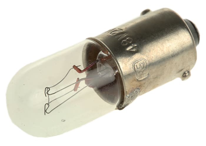 Luz indicadora, Casquillo BA9s, 48 V, 42 mA, Vida Útil 5000h