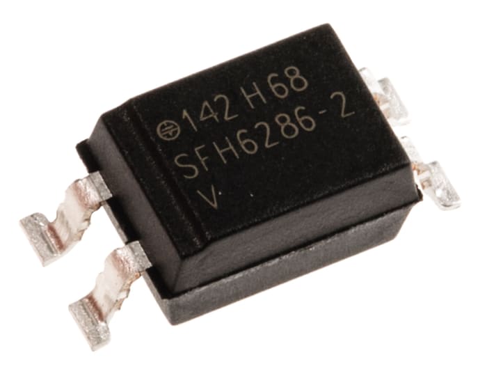 Vishay, SFH 6286-2T AC Input Transistor Output Optocoupler, Surface Mount, 4-Pin SMD