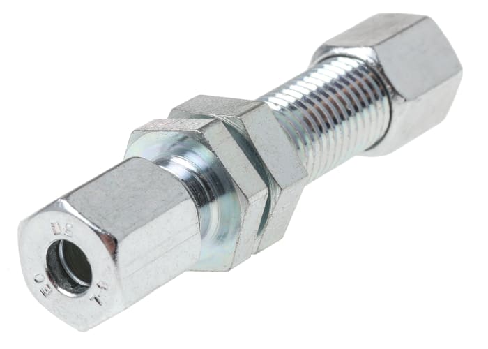 SV06LCF Parker Parker Hydraulic Bulkhead Compression Tube Fitting M12