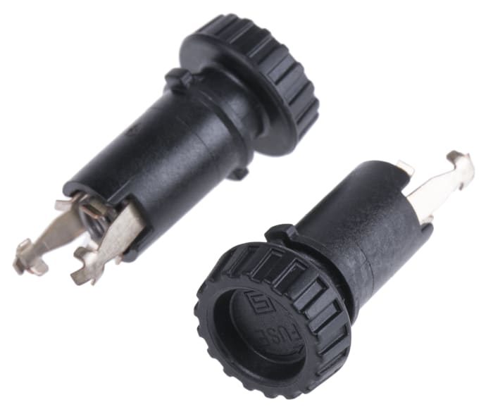 Držák pojistky s montáží na desku plošných spojů, 10A, 5 x 20mm, 250V ac, Schurter