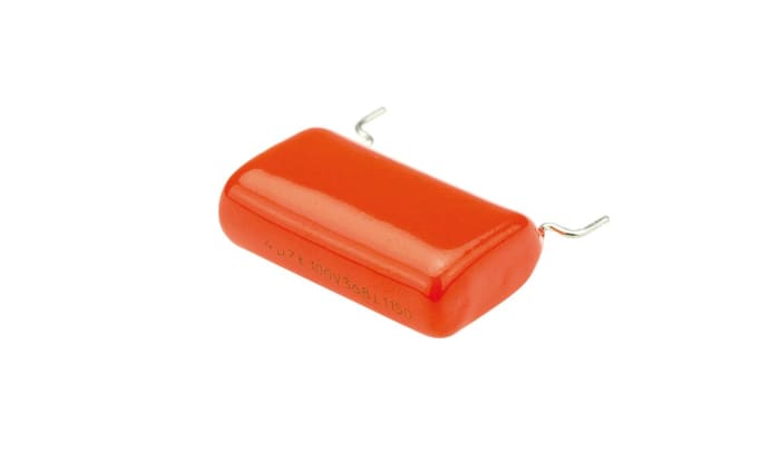 Vishay 368, MKT368 Polyester Film Capacitor, 63 V ac, 100 V dc, ±10%, 4.7μF, Through Hole