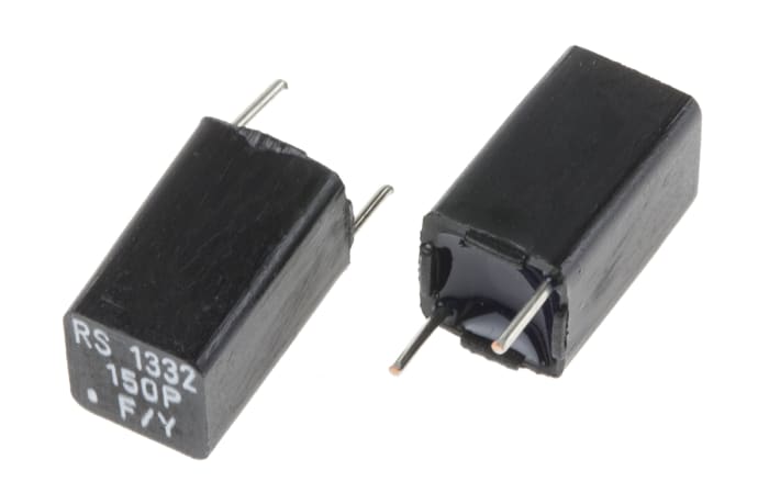 Condensateur à couche mince RS PRO 150pF 63V c.c. ±1%