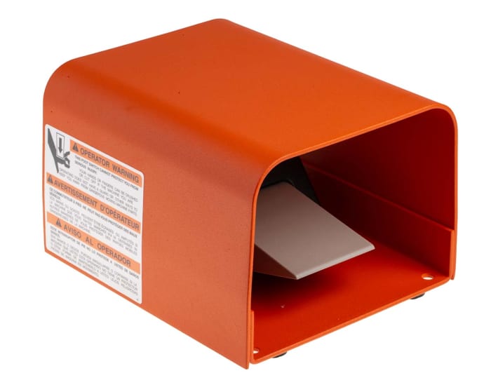 RS PRO Medium Duty Momentary Foot Switch - Aluminium Case Material, SP-CO, 16 A @ 250 V ac Contact Current, 250V