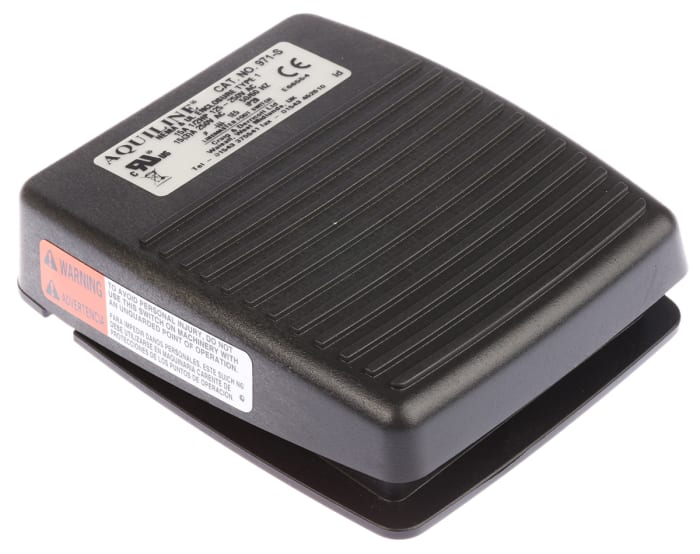 Interrupteur à pédale RS PRO Momentané, 1RT 15 A @ 250 V c.a. 250V IP20