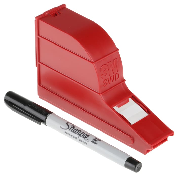 Kit de marqueurs de câbles 3M SWD Adhésif, Ø câble 2.3 → 7.9mm, Blanc