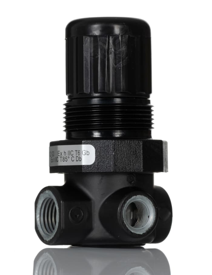 Norgren G 1/4 Pneumatic Regulator - 0.3bar to 7bar, 1/4in, 20bar max. input