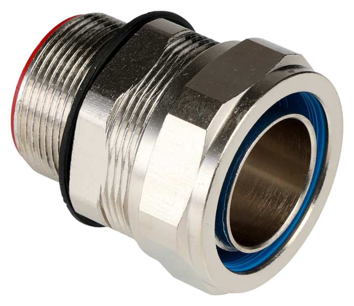 Adaptaflex Swivel, Conduit Fitting, 1in Nominal Size, M32, Brass, Metallic IP66, IP67, IP68, IP69K rating