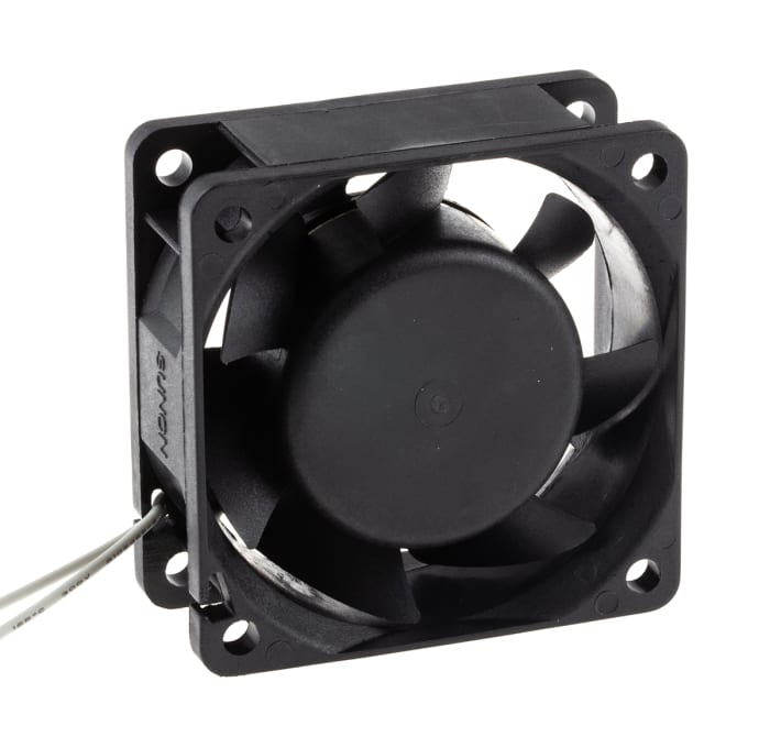 Sunon MA Series Axial Fan, 230 V ac, AC Operation, 30.6m³/h, 4.4W, 211mA Max, 60 x 60 x 25mm