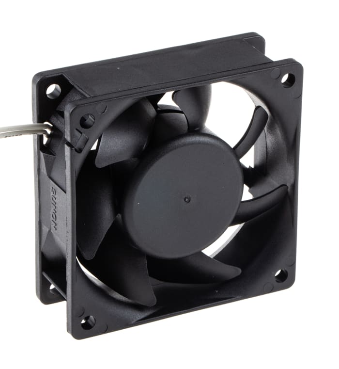 Sunon MA Series Axial Fan, 230 V ac, AC Operation, 49.3m³/h, 4.4W, 220mA Max, 70 x 70 x 25mm
