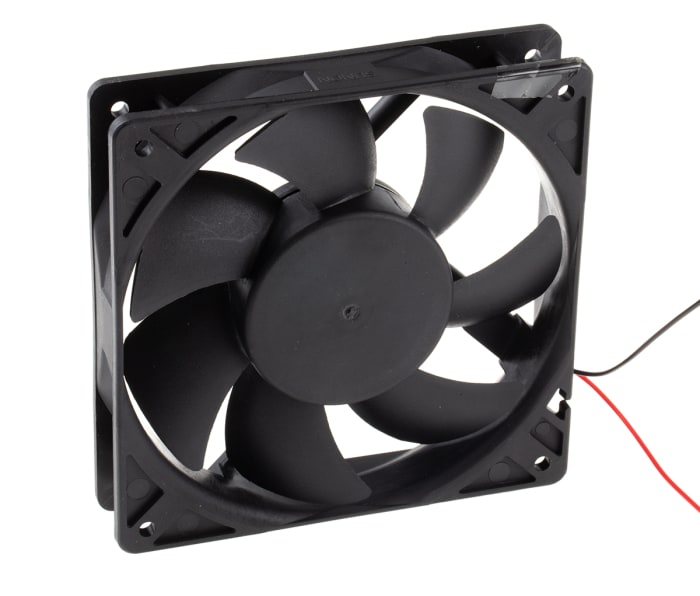 Sunon PMD Series Axial Fan, 48 V dc, DC Operation, 255m³/h, 12.5W, 260mA Max, 120 x 120 x 25mm