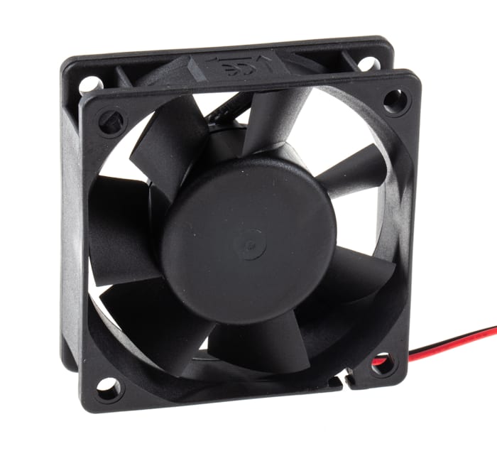 Sunon PMD Series Axial Fan, 12 V dc, DC Operation, 51.8m³/h, 3.2W, 270mA Max, 60 x 60 x 20mm