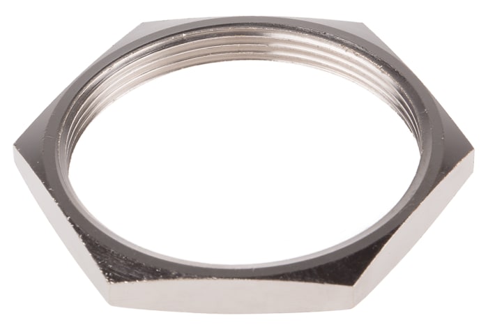 RS PRO Brass Cable Gland Locknut, M50 Thread