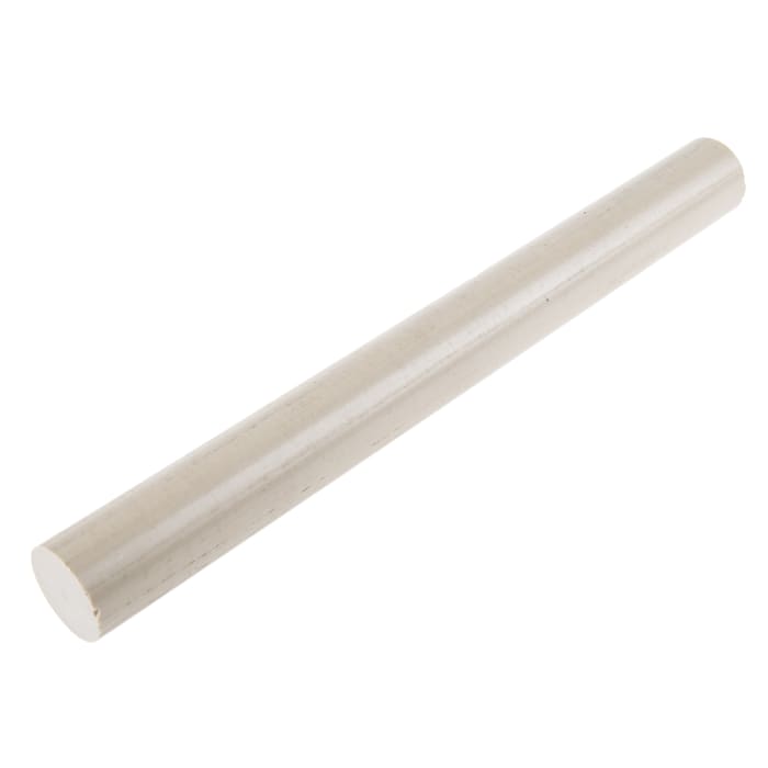 RS PRO Beige Polyetheretherketone PEEK Rod, 300 mm x 30 mm Diameter