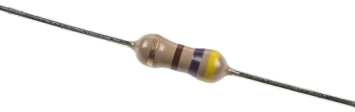 TE Connectivity 470Ω Carbon Film Carbon Film Fixed Resistor 0.33W ±5% CFR25J470R