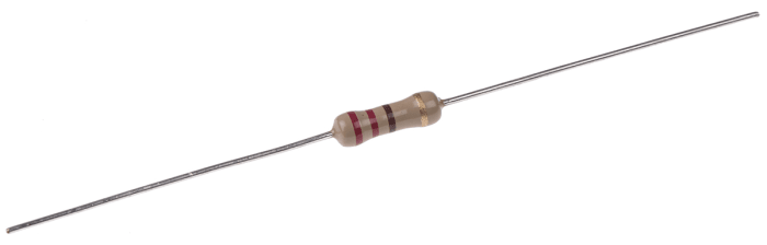 TE Connectivity 220Ω Karbon Filmli Sabit Direnç, ±5%, Aksiyel, -1200 → 0ppm/°C, 0,5W