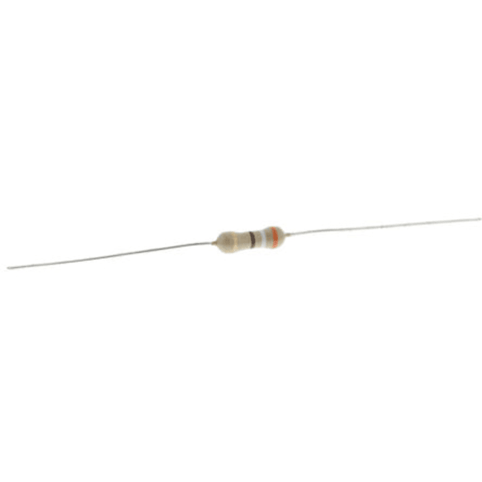 TE Connectivity 390Ω Karbon Filmli Sabit Direnç, ±5%, Aksiyel, -1200 → 0ppm/°C, 0,5W