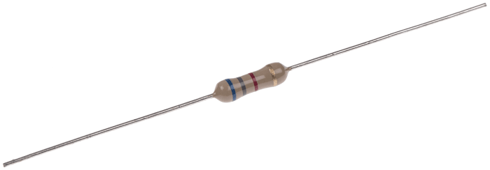 TE Connectivity 6,8kΩ Karbon Filmli Sabit Direnç, ±5%, Aksiyel, -1200 → 0ppm/°C, 0,5W