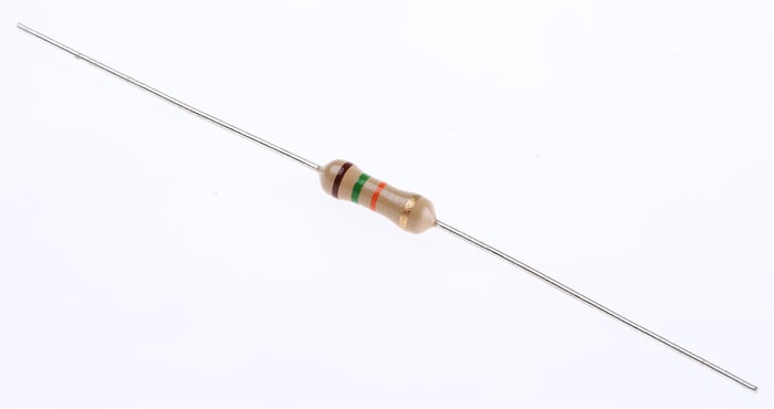 TE Connectivity 15kΩ Karbon Filmli Sabit Direnç, ±5%, Aksiyel, -1200 → 0ppm/°C, 0,5W