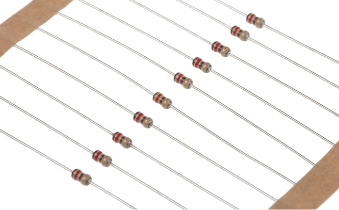 TE Connectivity 120Ω Carbon Film Carbon Film Fixed Resistor 0.25W ±5% CFR16J120R