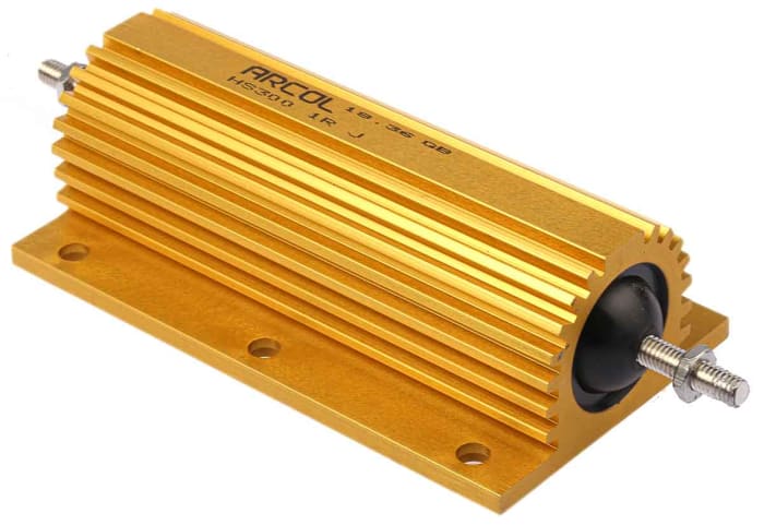 Arcol HS300 Wattlı Direnç 1Ω ±5% (Tel Sargılı) , 300W, Alüminyum Muhafazalı, Aksiyel