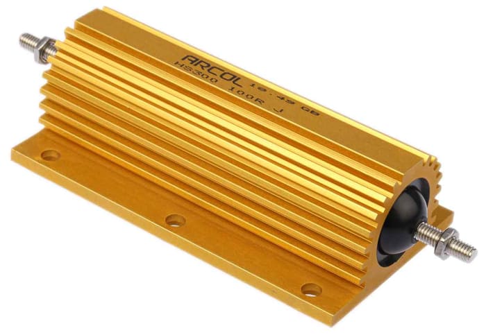 Arcol HS300 100R J, 100 Ω 300 W Wirewound Chassis Mount Resistor ±5 %