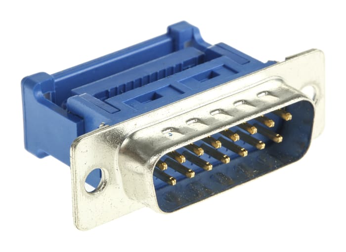 RS PRO 15 Way Cable Mount D-sub Connector Plug, 1.27mm Pitch