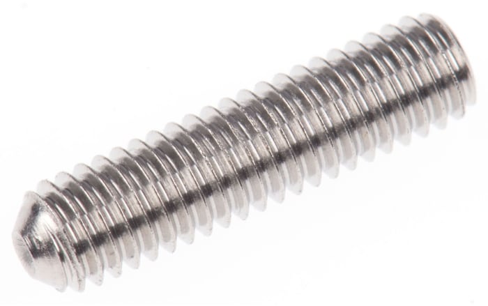 Tornillo prisionero Plano Acero Inoxidable Juego de vasos hexagonales M3 x 12mm Tornillo prisionero