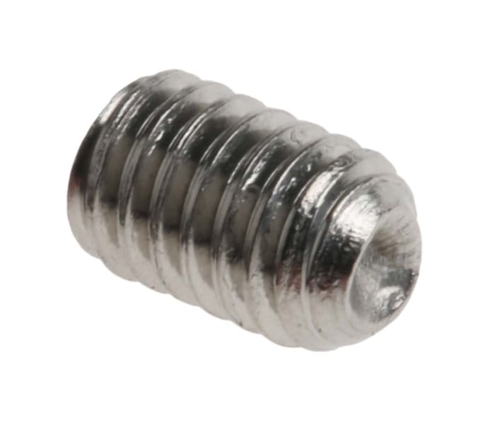 Tornillo prisionero Plano Acero Inoxidable Juego de vasos hexagonales M4 x 6mm Tornillo prisionero