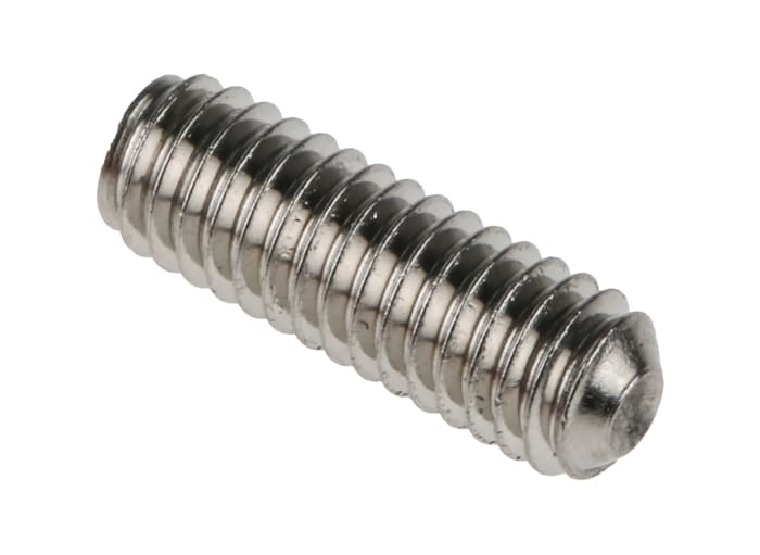 Vis sans tête, M4 x 12mm, tête Jeu de douilles hexagonales, en Acier inoxydable A2 304