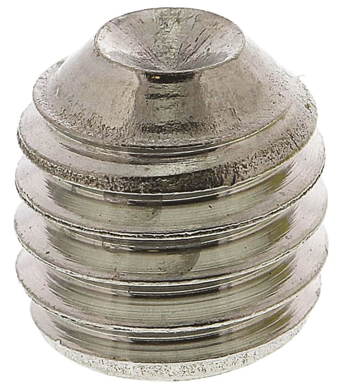 Tornillo prisionero Plano Acero Inoxidable Juego de vasos hexagonales M5 x 5mm Tornillo prisionero