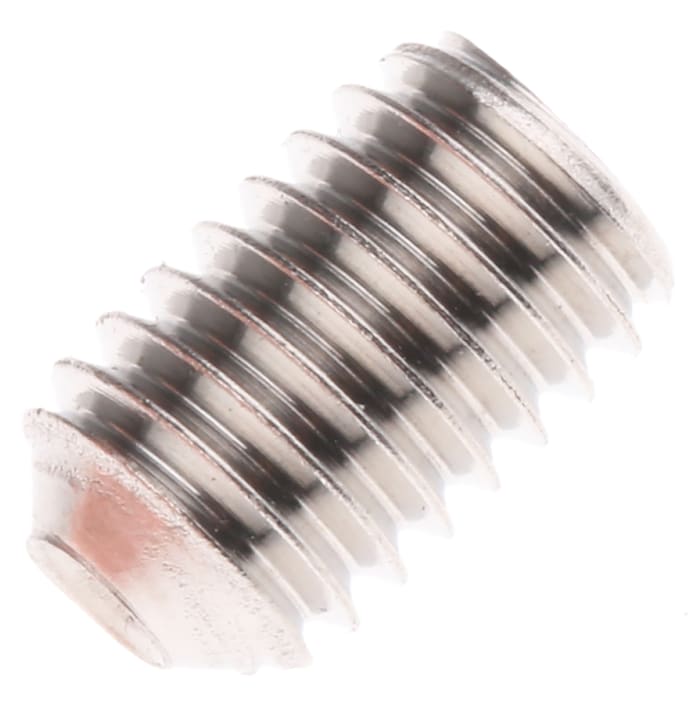 Tornillo prisionero Plano Acero Inoxidable Juego de vasos hexagonales M5 x 8mm Tornillo prisionero