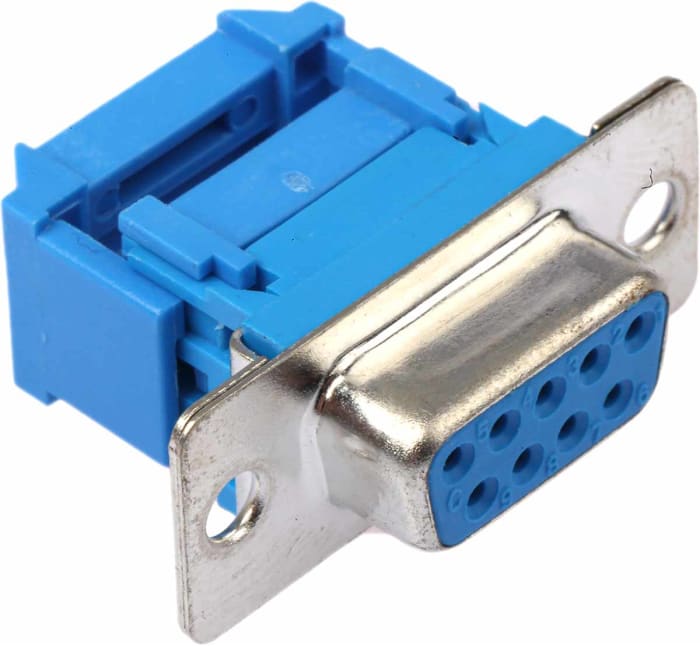 Konektor D-Sub IDC, rozteč: 1.27mm, počet kontaktů: 9, Samice, materiál pouzdra: kovové pouzdro RS PRO