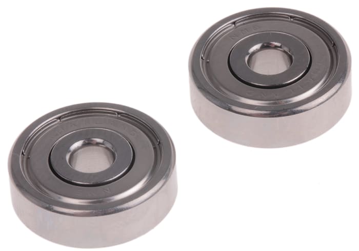 NMB DDR-1640HHRA1P25LY121 Double Row Deep Groove Ball Bearing- One Side Shielded 4mm I.D, 16mm O.D