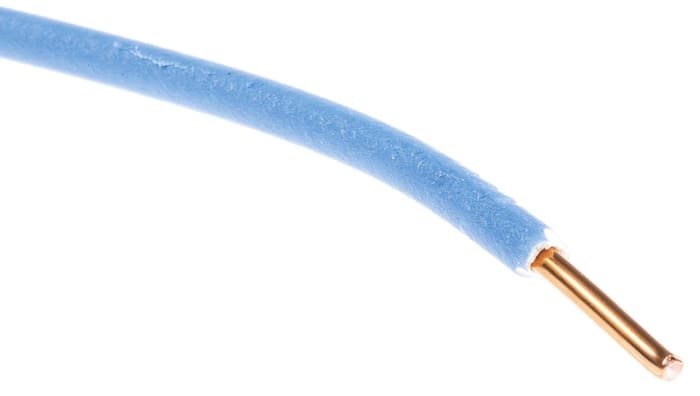 Fils de câblage RS PRO, 1,5 mm², Bleu, 100m, 450/750 V