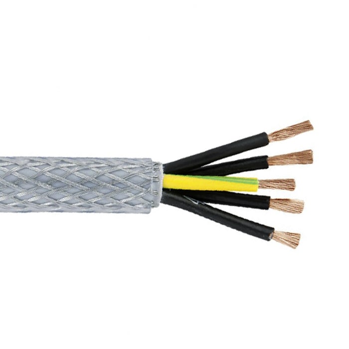 Câble de commande Blindé Lapp, 5 x 1 mm², 17 AWG, gaine en PVC, 50m