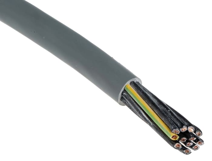 Lapp ÖLFLEX CLASSIC 130 H Control Cable, 12 Cores, 0.75 mm², YY, Unscreened, 50m, Grey LSZH Sheath, 18 AWG