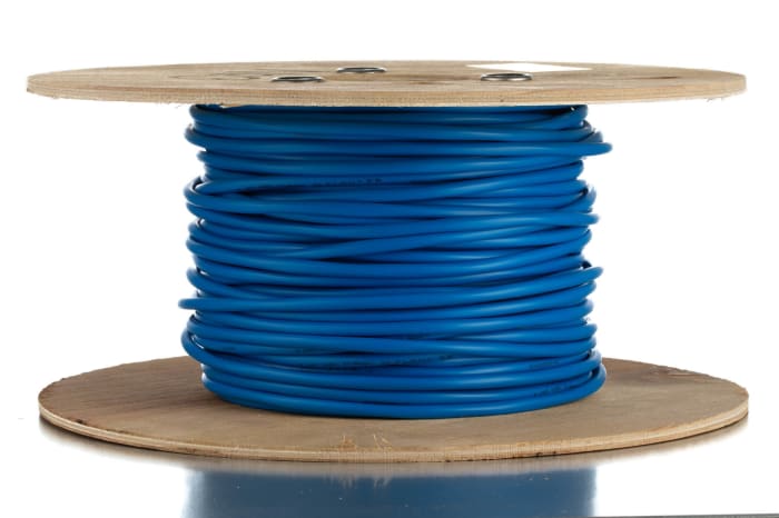 Câble de commande Blindé Lapp ÖLFLEX EB CY 500 V, 2 x 0,75 mm, 18 AWG, gaine en PVC, Bleu, 50m