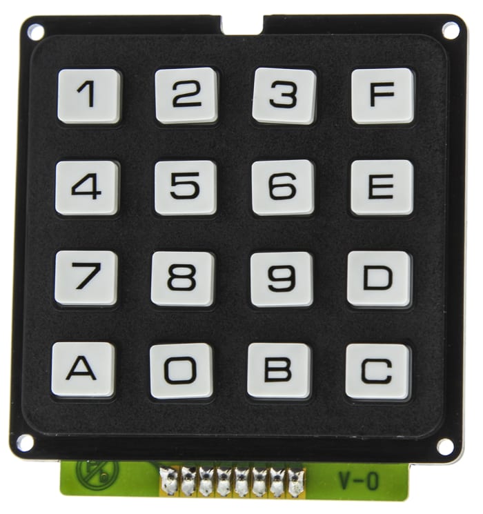 Clavier numérique EOZ, 16 touches type 4 x 4, IP40