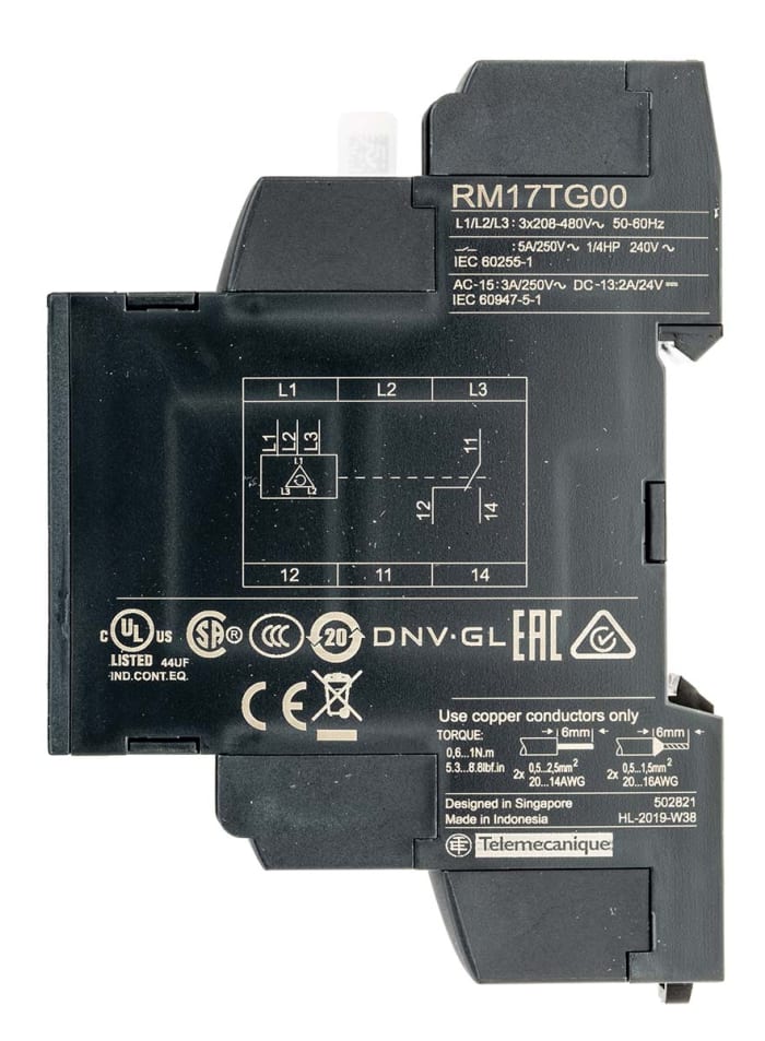 RM17TG00 Schneider Electric Schneider Electric Phase Monitoring Relay