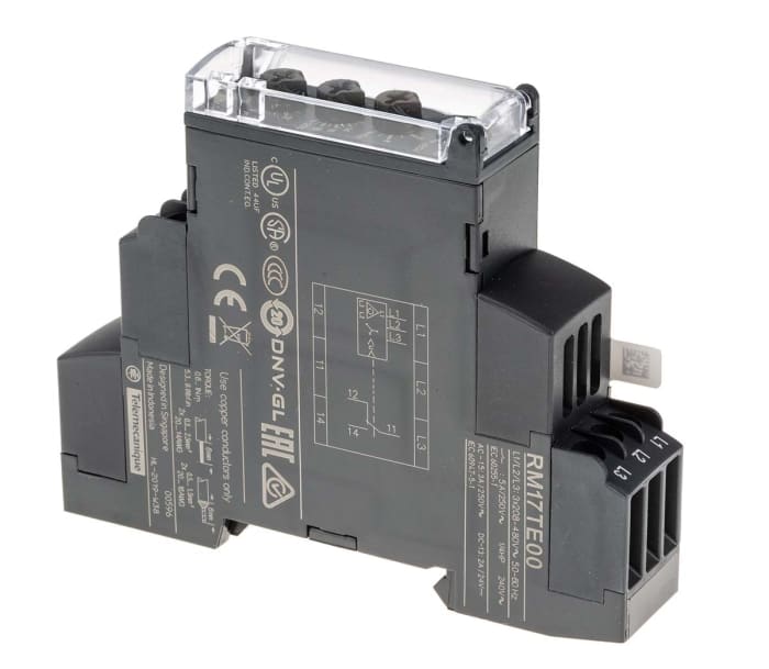 Schneider Electric Phase, Voltage Monitoring Relay, 3 Phase, SPDT, 183 → 528V ac, DIN Rail