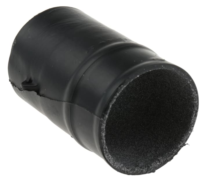 TE Connectivity Straight Black, Fluid Resistant Elastomer Adhesive Lined, 31mm