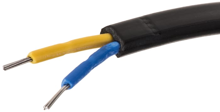RS PRO Type J Thermocouple Cable/Wire, 10m, Unscreened, PVC Insulation, +105°C Max, 7/0.2mm